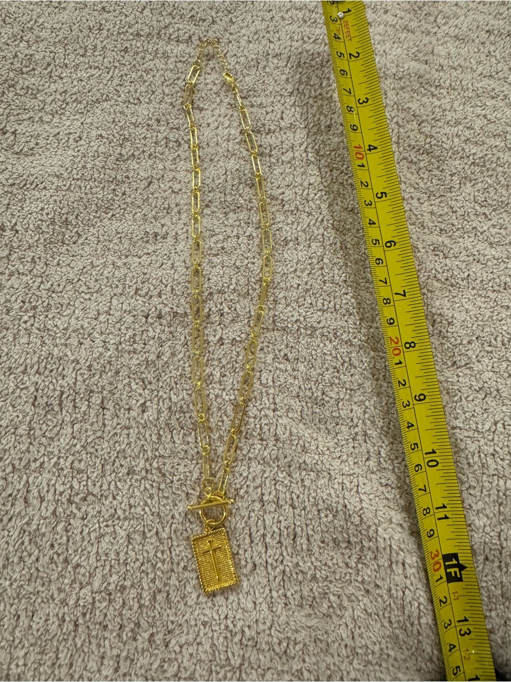 Gold Pendant Layered Necklace - Unbranded